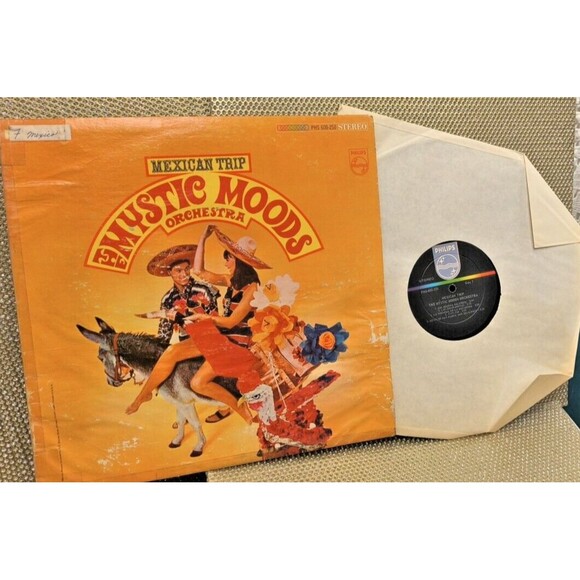 MYSTIC MOODS ORCHESTRA LP - Mexican Trip Vinyl Record LP Vintage Music - Picture 4 of 12